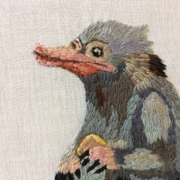 Fantasticly Beastly Niffler Embroidery